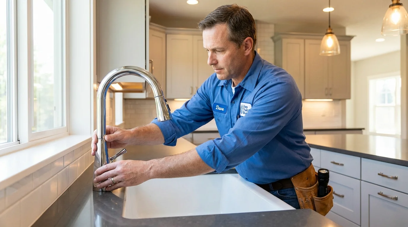Kitchen faucet installation by Johns Plumbing LLC in Soap Lake