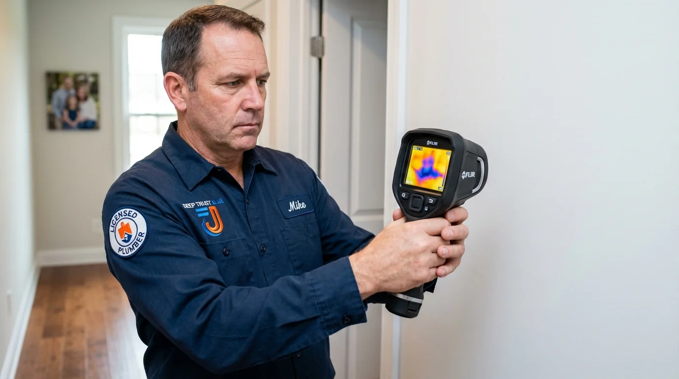 Thermal imaging leak detection by Johns Plumbing LLC in Soap Lake